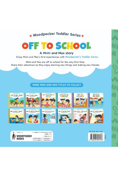 Woodpecker Toddler Series: Off To School: A Mimi And Max Story (Board Book) image 2
