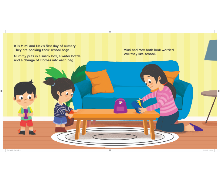 Woodpecker Toddler Series: Off To School: A Mimi And Max Story (Board Book) image 4