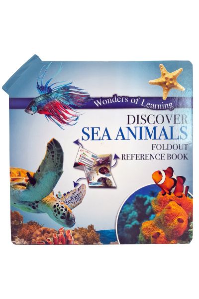 Wonders of Learning: Discover Sea Animals: Foldout Reference Book