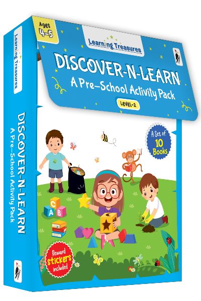 Woodpecker Learning Treasures: Discover-N-Learn: A Pre-School Activity Pack (Level 2, Set Of 10 Titles)