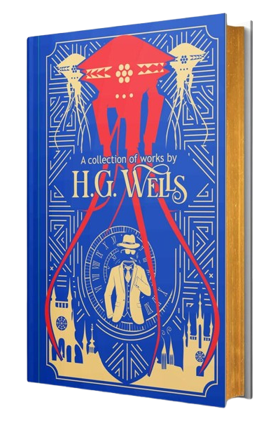 A Collection Of Works By H. G. Wells (Wilco Leather Bound)