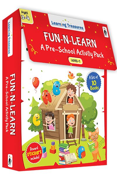 Woodpecker Learning Treasures: Fun-N-Learn: A Pre-School Activity Pack (Set Of 10 Titles)
