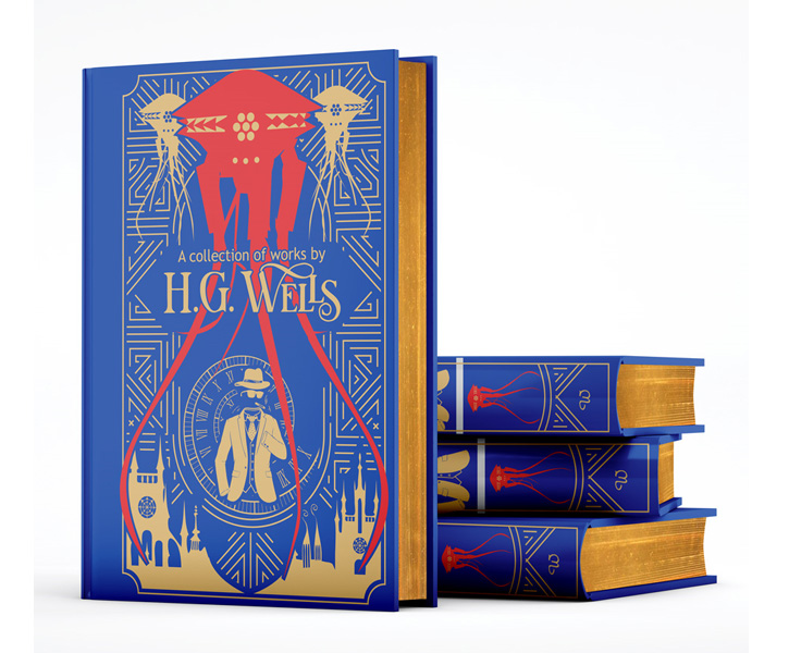 A Collection Of Works By H. G. Wells (Wilco Leather Bound) image 5
