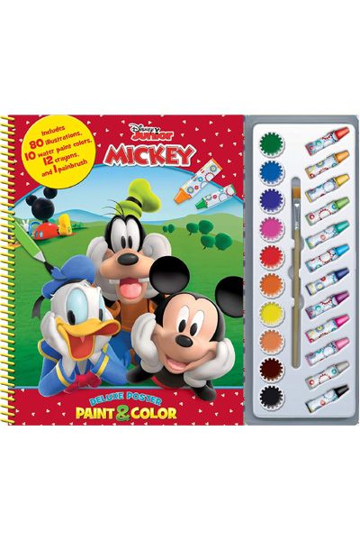 Disney Junior : Mickey - Paint & Color Book