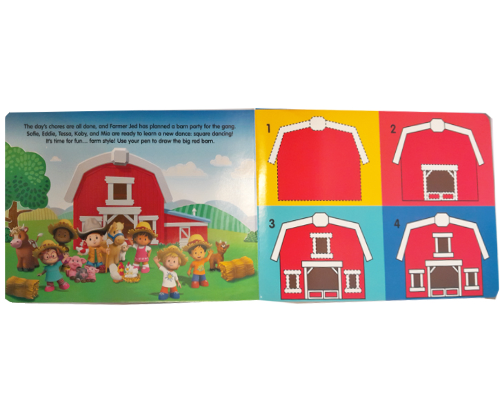 Fisher-Price: Little People - Storybook & Magnetic Drawing Kit image 3
