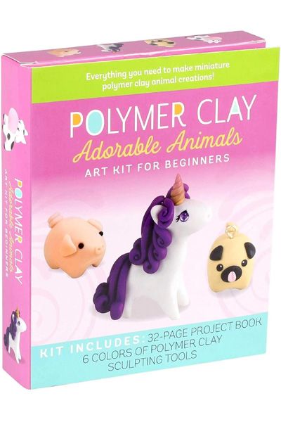 Polymer Clay: Adorable Animals: Art Kit for Beginners
