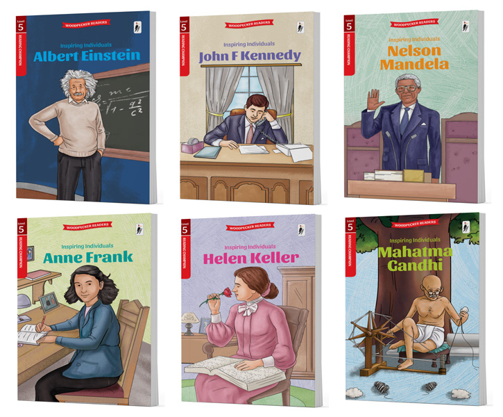 Woodpecker Readers: Independent Reader Set - Personalities (6 Volume Boxed Set) image 3