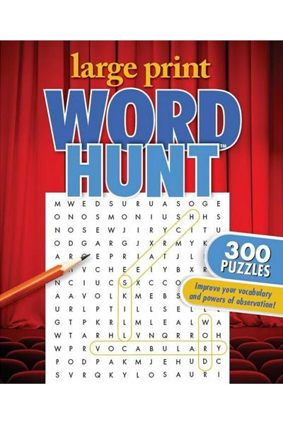 Large Print Word Hunt