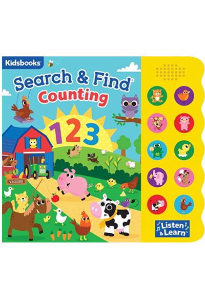 Listen & Learn: Search & Find Counting - 123 (Board Book with Sound)