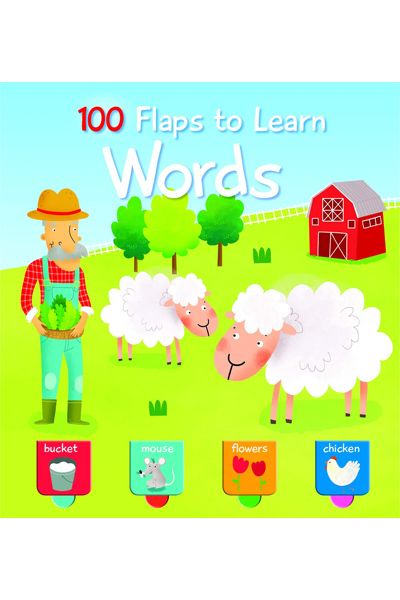 100 Flaps to Learn - Words (Board Book)