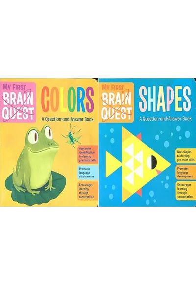My First Brain Quest : 2-Book Set - Colors / Shapes (A Question-and-Answer Board Book)