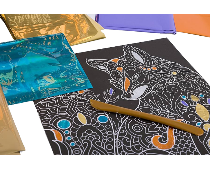 Kaleidoscope Creativity: Foil Art Animals image 4