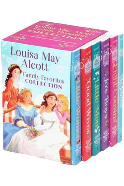 Louisa May Alcott Family Favorites Collection: 5-Book Boxed Set With Postcards & Journal