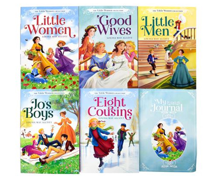 Louisa May Alcott Family Favorites Collection: 5-Book Boxed Set With Postcards & Journal image 3