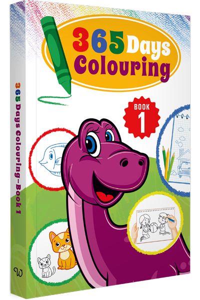 365 Days Colouring - Book 1 image 2