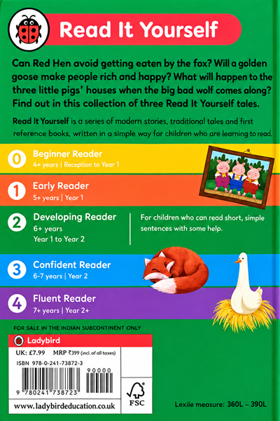 Read It Yourself with Ladybird Level 2 Book 2: Developing Reader Omnibus: 3-in-1 Story Collection image 2