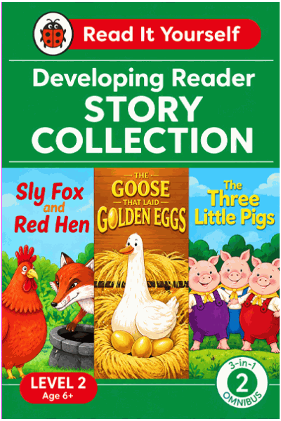 Read It Yourself with Ladybird Level 2 Book 2: Developing Reader Omnibus: 3-in-1 Story Collection
