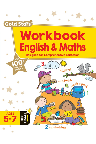 Gold Stars Workbook - English & Maths - Designed for Comprehensive Education (Ages 5-7 Key Stage 1)