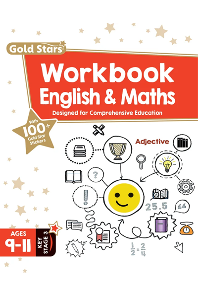 Gold Stars Workbook - English & Maths - Designed for Comprehensive Education (Ages 9-11 Key Stage 3)