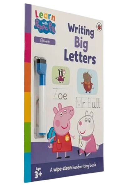 Learn with Peppa Pig: Writing Big Letters - A Wipe-Clean Handwriting Book image 2