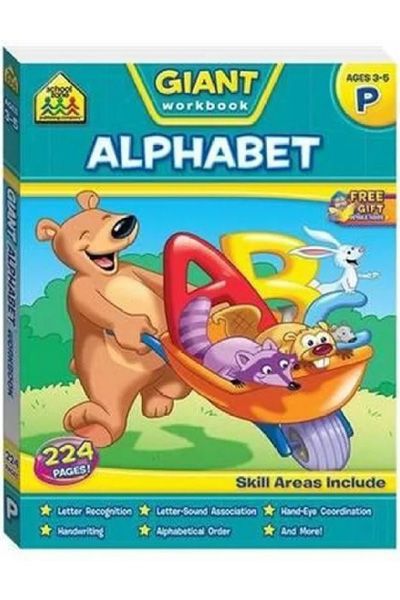 School Zone: Giant Alphabet Workbook
