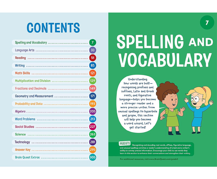 Brain Quest Workbook:5th Grade (10-11) image 3