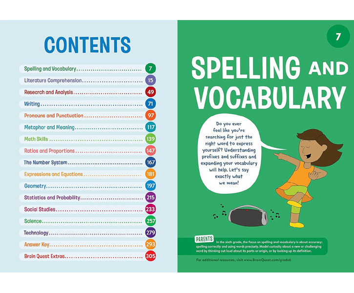 Brain Quest Workbook:6th Grade (11-12) image 3