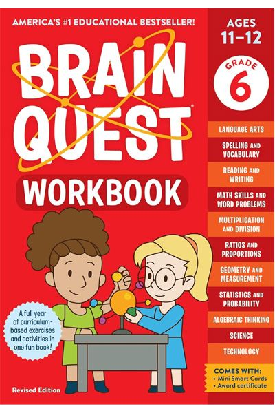 Brain Quest Workbook:6th Grade (11-12)
