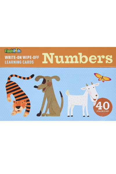 Write-On Wipe-Off Learning Cards: Numbers