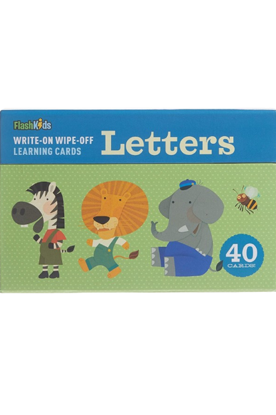 Write-On Wipe Off Learning Cards:Letter