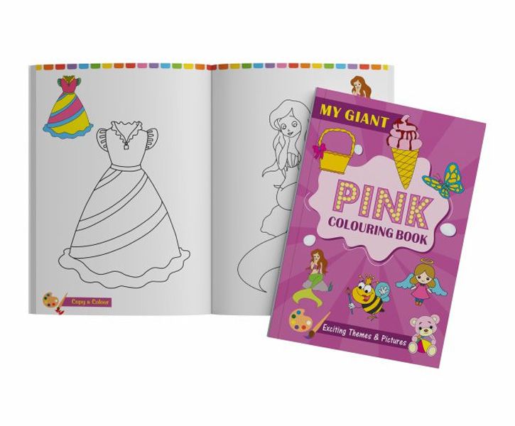 W:Simi:My Giant Pink Colouring Book image 3