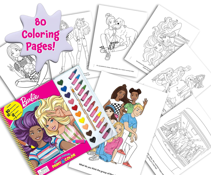 DELUXE POSTER PAINT & COLOR:BARBIE (STK) (BWD) image 2