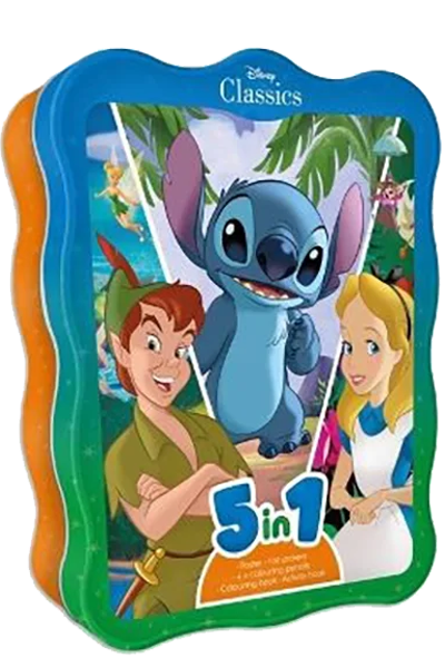 Disney Classics: 5-in-1 Activity Kit (Tin)