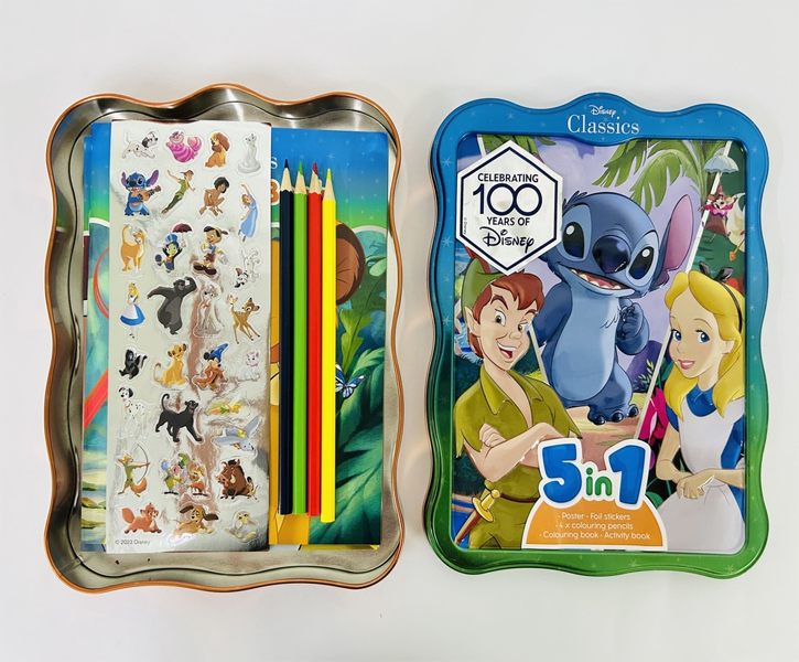 Disney Classics: 5-in-1 Activity Kit (Tin) image 2