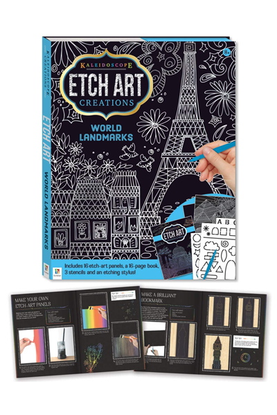 Kaleidoscope Etch Art Creations: World Landmarks image 2