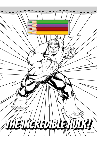 Marvel Hulk: Tear Off Activity Placemats image 2