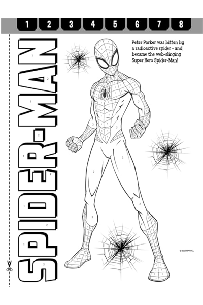 Marvel Spider-Man Paint By Numbers image 3