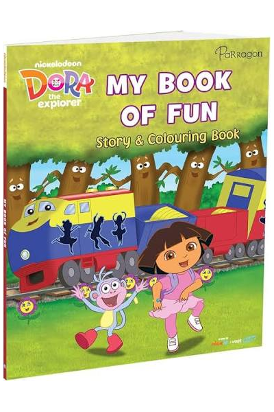 Dora the Explorer My Book of Fun Story & Colouring Book image 3