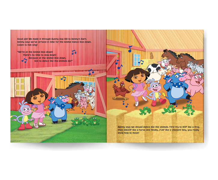 Dora the Explorer My Book of Fun Story & Colouring Book image 5