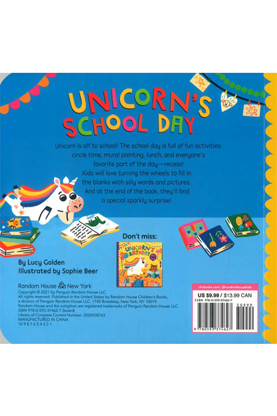 Unicorn's School Day: Turn the Wheels for Some Silly Fun image 2