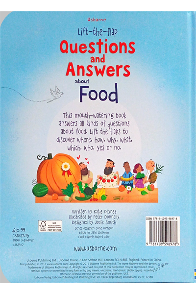 Usborne Lift-the-Flap Questions and Answers about Food image 2