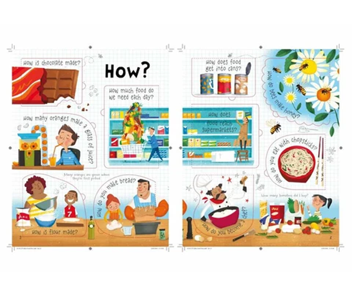 Usborne Lift-the-Flap Questions and Answers about Food image 3