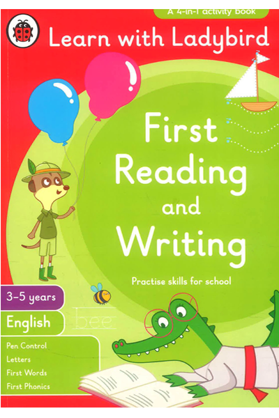 Learn With Ladybird: First Reading And Writing (3-5 Years)
