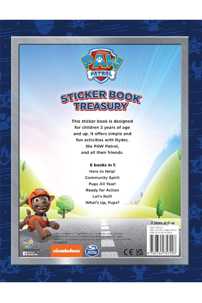 Paw Patrol Book Sticker Book Treasury image 2