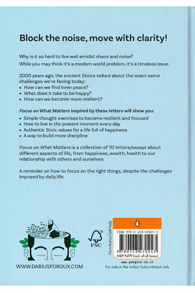 Focus On What Matters: A Collection of Stoic Letters on Living Well image 2