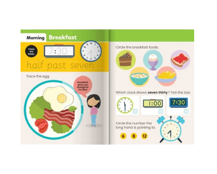 Junior Explorers - Write And Wipe: Time Book image 2