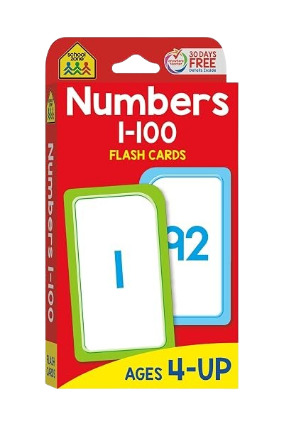 School Zone: Numbers 1-100 Flash Cards image 3