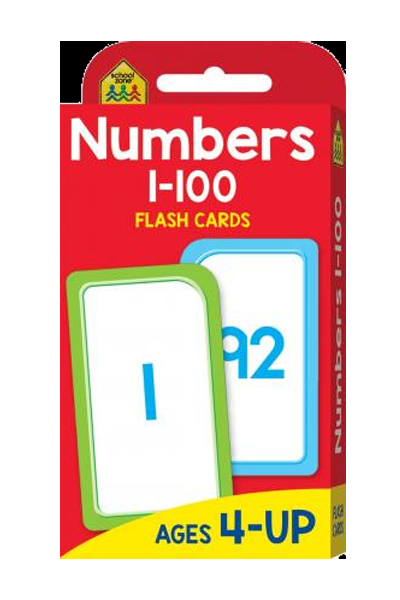 School Zone: Numbers 1-100 Flash Cards