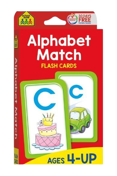 School Zone: Alphabet Match Flash Cards (new cover)