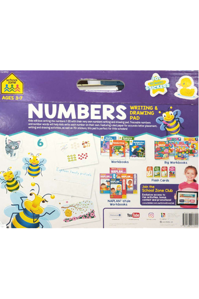 School Zone: Writing and Drawing Floor Pads: Numbers image 2